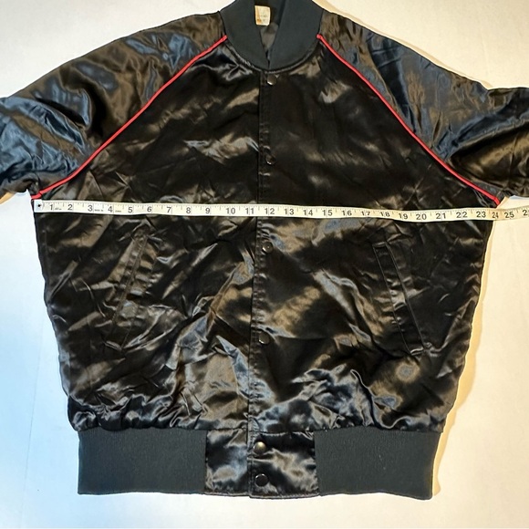 Vtg 80s John Lennon Imagine Embroidered satin jacket - Picture 7 of 7